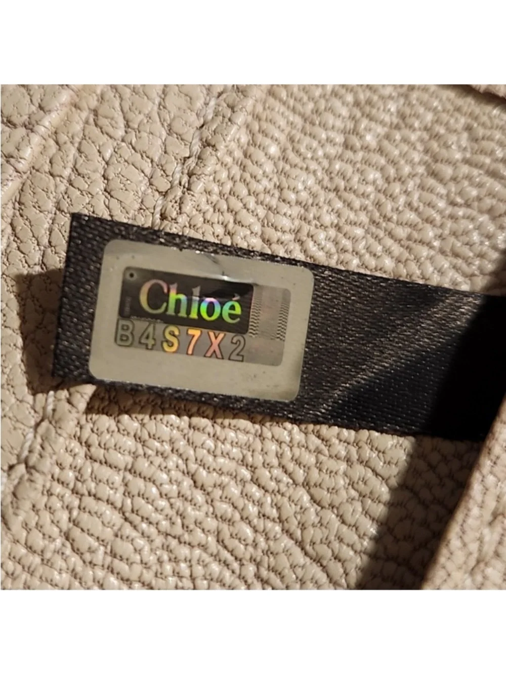 CHLOE Drew Pebbled Grain Turlock Wallet with COA